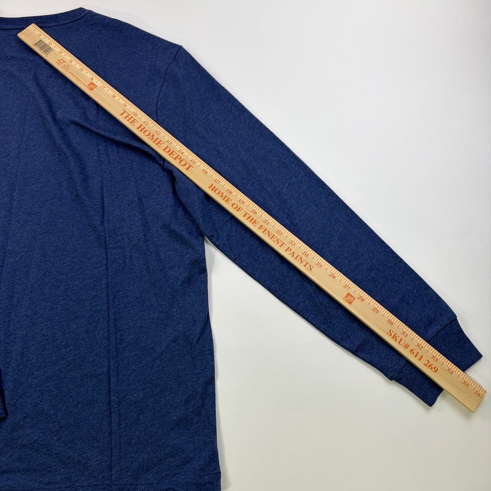 Polo Ralph Lauren Long Sleeve T-Shirt Mens XL Blue Heather Pony Logo NWT - Picture 9 of 9